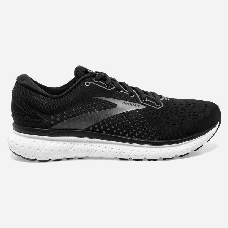 Brooks Glycerin 18 Mens Road Running Shoes Ireland Black/Pewter/White (VTYH-82647)